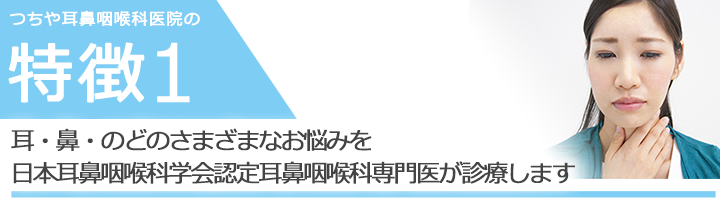 耳・鼻・のどのさまざまなお悩みを耳鼻咽喉科専門医が診療します